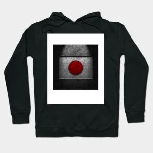 Japanese Flag Stone Texture Hoodie